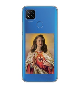 Redmi 9C / Redmi 10A Uyumlu Lana Del Rey Desenli Şeffaf Telefon Kılıfı