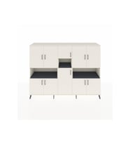Hyperion Dolap 14 Raflı 10 Kapaklı 220x44x163 Aytaşı-Aytaşı/Antrasit
