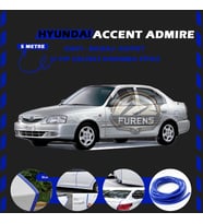 Hyunda Accent Admire Oto Araç Kapı Koruma Fitili 5metre Parlak Mavi Renk