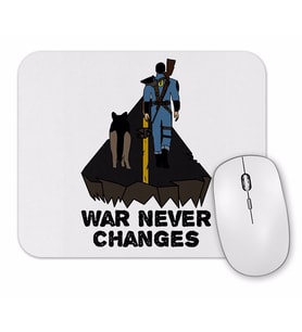 Fallout War Never Changes Mouse Pad