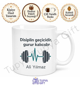 Personal Trainer Hediyesi Baskılı Kupa Bardak Spor Eğitmeni Hediye