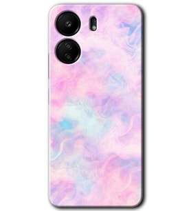 Xiaomi Redmi 13C Kılıf HD Desen Baskılı Kılıf - Pembe-Duman