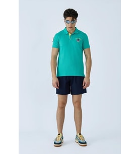 Ecko Unltd. 111050051 Leo Marine Green Erkek Polo Yaka Tshirt (Turkuaz)