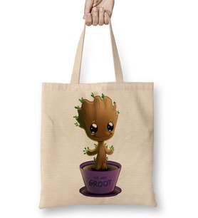 Baby Groot Bez Çanta Uzun Saplı