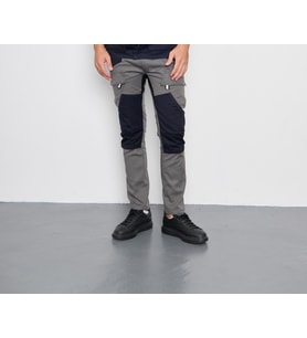 Orange Safety Gri-SiyahTakım Berlin Harman Karışımı Pantolon (Gri - Siyah)