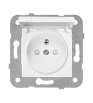 VİKO 90967X70 Karre Meridian Beyaz Kapaklı Ups Priz Ç.K. Mekanizma Çerçeve Hariç VİKO