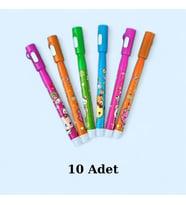 10 Adet Ayıcık Desenli Görünmez Kalem