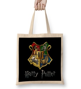 Harry Potter Bez Çanta Uzun Saplı