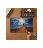 Kum Tepesi - Dağcı - Manzara Tasarımı 240 parça Ahşap Puzzle Ahşap Kutuda MP02450