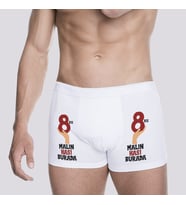Malın Hası 8 Kilo Komik Mesaj Baskılı Erkeğe Hediye Boxer
