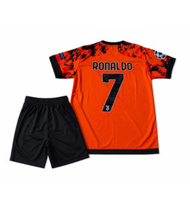 Yeni Sezon 2026/2027 JUVENTUS TURUNCU RONALDO Çocuk 2Li Set