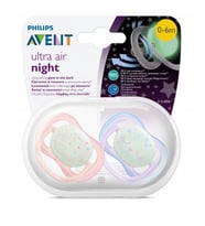 AVENT ULTRA AİR NİGHT 0-6 AY KIZ 2 Lİ EMZİK