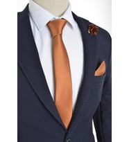 Brianze Taba Kravat Mendil Yaka Çiçeği Set