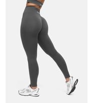 Oace Seamless Yüksek Bel Spor Tayt - Füme