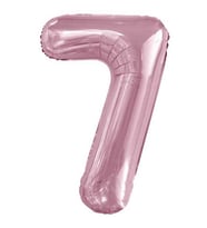 Bebek Pembe 7 Rakam Folyo Balon 100 cm