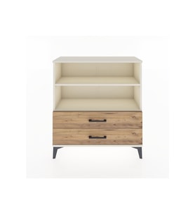 Arges Şifonyer 2 Raflı 2 Çekmeceli 88x30x96 Aytaşı-Çam