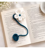 Sevimli Örgü Kitap Ayracı