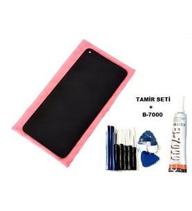 Xiaomi Redmi NOTE 9 Uyumlu Lcd Ekran Dokunmatik Servis + B-7000 + Tamir Seti