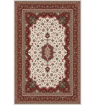 Eliana Home Baskılı, Yıkanabilir Kaymaz Taban Salon Halısı LNA0785 100x150 cm (Kırmızı)