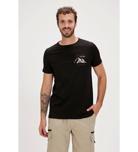 Carl Night Men's T-Shirt (Siyah)