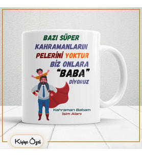 Babalar Günü Özel Hediye Çay Kahve Kupa Bardak-baba38