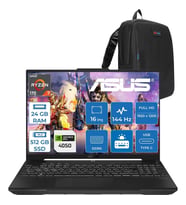 Asus Tuf Gaming A16 (FA607NUQ-GAMING) Amd Ryzen™ 7 170 24GB Ddr5 512GB SSD RTX4050/6GB 140W 16″/fhd+ 16:10 (1920 x 1200, Wuxga) 300 Nits, 144Hz, Freedos Taşınabilir Bilgisayar RL028F07+ZETTAÇANTA