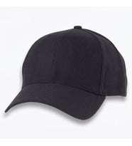 Siyah Cap Beyaz Filesiz Unisex Beyzbol Şapka cp220