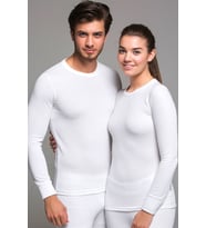 Thermoform Heavy Unisex Yetişkin Uzun Kol Termal Outdoor İçlik Fanila Beyaz (Çok Renkli)