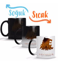 Casa Lannister Game of Thrones Sihirli Kupa Bardak Porselen