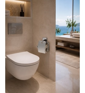 ANGLED WC Kapaklı Kağıtlık Acar ZR5900