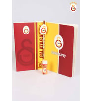 LİSANSLI GALATASARAY NOKTALI DEFTER,KURŞUN KALEM VE SİLGİ SETİ
