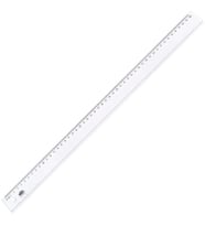 HATAS 0169 EKONOMİK PLASTİK ÖĞRENCİ CETVELİ ŞEFFAF 50CM