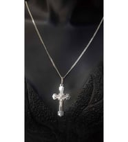 (Cross) 925 Ayar Gümüş Sevgiliye,Anneye,Eşe,Arkadaşa Hediye Kolye
