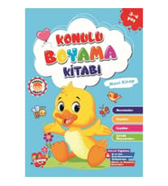 Konulu Boyama - MaviKitap (3-4 Yaş)