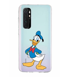 Xiaomi Mi Note 10 Lite Uyumlu Kapak Donald Duck Tasarımlı Şeffaf Silikon Kılıf