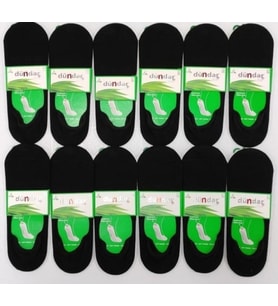 DÜNDAR PLUS 5541 ERKEK BAMBU SİLİKONLU BABET ÇORAP 12 ADET