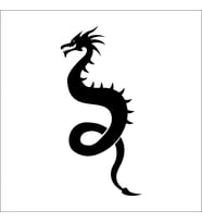 EJDERHA  FOLYO STİCKER DERSTV698 130cm Uzunluk