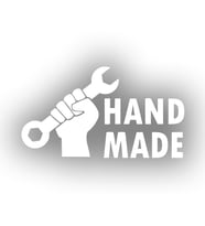 Hand Made Anahtar El Yapımı Sticker17x17 Cm Beyaz