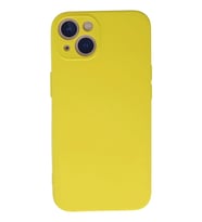 Newface Apple iPhone 13 Mini Kılıf Nano içi Kadife Silikon - Sarı