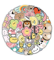 25'li Su Geçirmez Opak Sticker Seri : 19