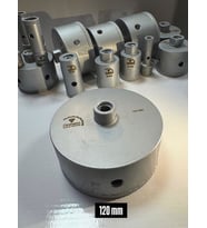 MERMER SULU VAKUMLU KAROT 120 MM (Gri)