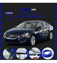 Volvo S40 Oto Araç Kapı Koruma Fitili 5metre Parlak Mavi Renk