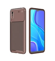 Lexroo Xiaomi Redmi 9A Kılıf Negro Silikon Kılıf - Kahverengi
