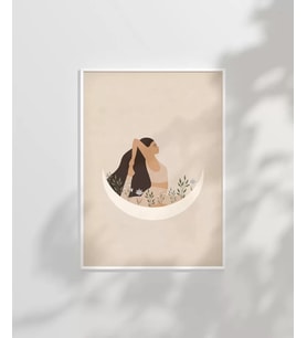 Çerçevesiz Poster Ruhun Çiçek Açtığı An