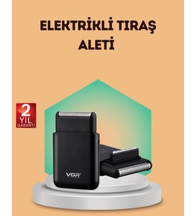 Çift Başlıklı Elektrikli Tıraş Makinesi Suya Dayanıklı Hafif ve Ergonomik