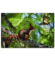 Cakapuzzle  Sincap Kuş Muhabbeti  Puzzle Yapboz MDF (Ahşap) (120 Parça)