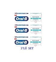 Oral-B Diş Macunu Derinlemesine Temizlik 3 Adet x 65 ml Diş Eti Bakımı + Hediye Dynamic Diş Fırçası Orta