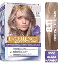 Loreal Excellence Cool Creme Saç Boyası 8.11 Ekstra Küllü Sarı