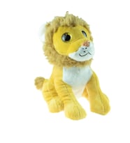 Peluş Aslan Erkek Aslan Sevimli Oturan Aslan 45 Cm (Sarı)