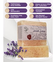 Pure and Shine EL YAPIMI DOĞAL SÜNGERLİ   LAVANTA SABUNU